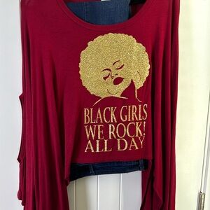 Tagged a small but can fit up to a large (shawl type fit)